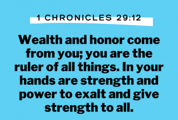 1 Chronicles 29:12