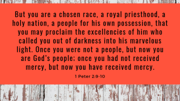 1 Peter 2:9-10