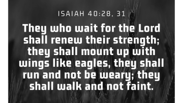 Isaiah 40:28, 31