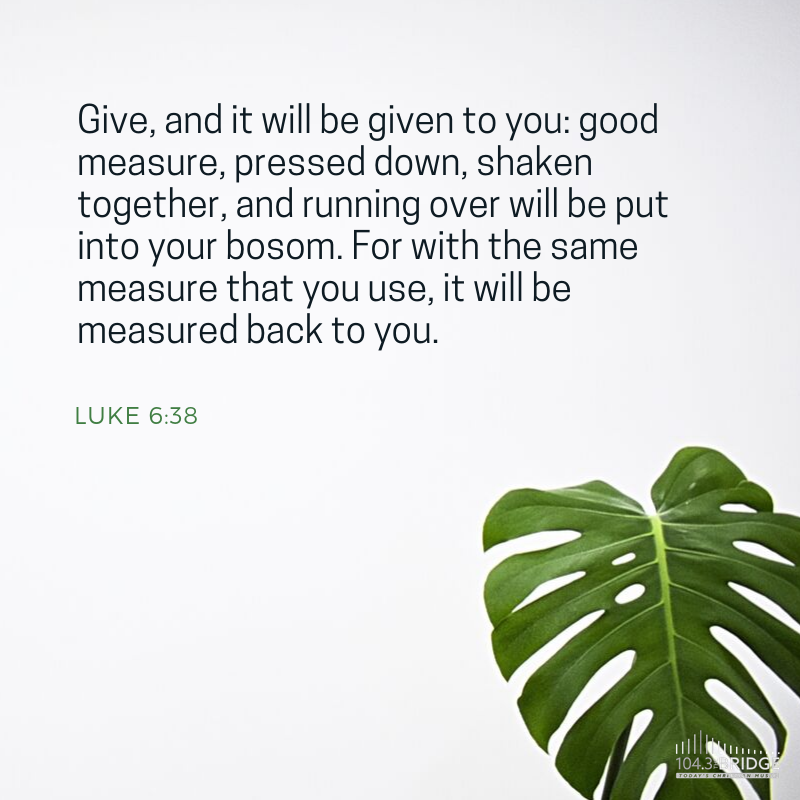 Luke 6:38